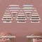 10Pcs Wall mounted Nail Polish Triangular Nail Polish Racks 5-tier Display Racks